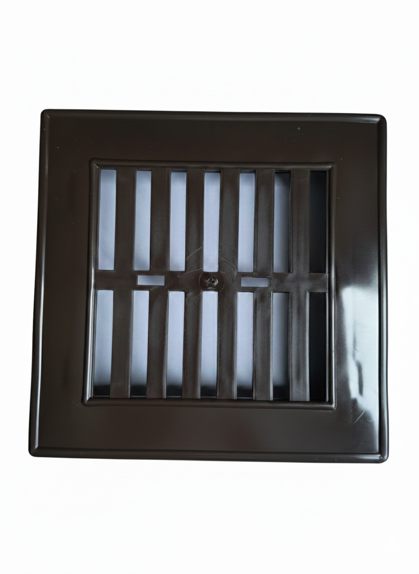 Kratka wentylacyjna 14x14cm prosta plastik