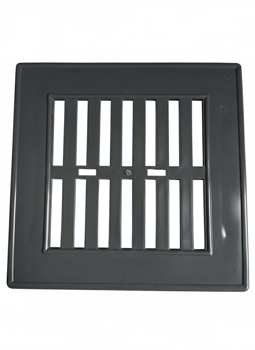 Kratka wentylacyjna 14x14cm prosta plastik