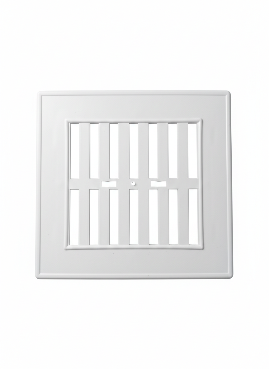 Kratka wentylacyjna 14x14cm prosta plastik